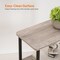 Greige 3-Tier Side Table Particleboard Metal Adjustable Feet Minimalist Design
